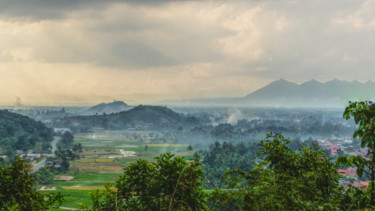 Fotografie getiteld "Sumatra highlands P…" door Chris Van Moorsel, Origineel Kunstwerk, Digitale fotografie