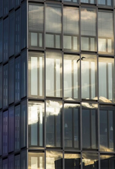 Fotografie getiteld "Glasfassade in Köln" door Chris Schäfer, Origineel Kunstwerk, Digitale fotografie