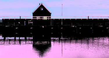 Фотография под названием "Hafen in Holland" - Chris Schäfer, Подлинное произведение искусства, Манипулированная фотография