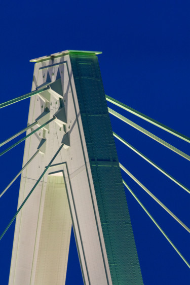 Fotografia intitulada "Severinsbrücke in K…" por Chris Schäfer, Obras de arte originais, Fotografia digital