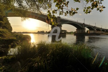 Photographie intitulée "Le pont chemin de f…" par Chrisdaf, Œuvre d'art originale