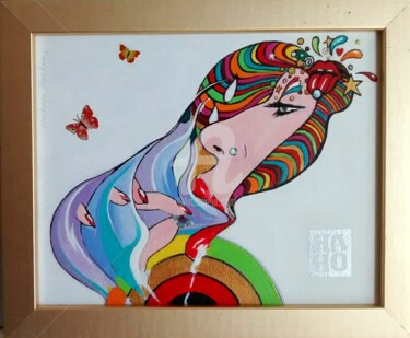 Collages titled "Butterfly Chaser" by Chris Duffy (HAHO ART), Original Artwork
