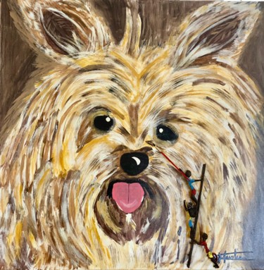 Painting titled "Starky" by Chris Guerin, Original Artwork, Acrylic