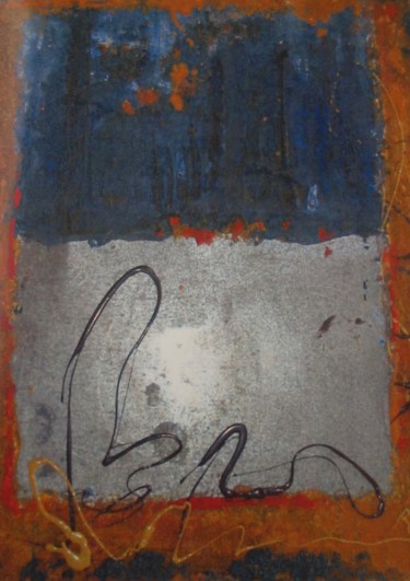 Peinture intitulée "N°16 Alterpiece" par Chris Le Guen Drianne, Œuvre d'art originale, Huile Monté sur Châssis en bois