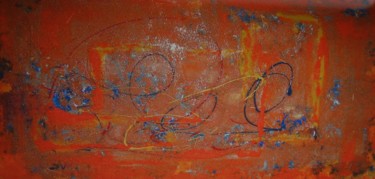 Peinture intitulée "N°17 Alterpiece" par Chris Le Guen Drianne, Œuvre d'art originale, Huile Monté sur Châssis en bois