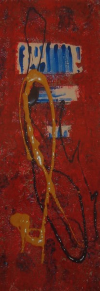 Peinture intitulée "N°23 Alterpiece" par Chris Le Guen Drianne, Œuvre d'art originale, Huile Monté sur Châssis en bois
