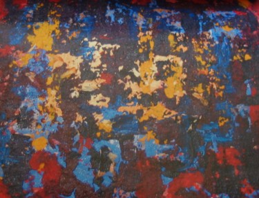 Peinture intitulée "N°41 Alterpiece" par Chris Le Guen Drianne, Œuvre d'art originale, Huile Monté sur Châssis en bois