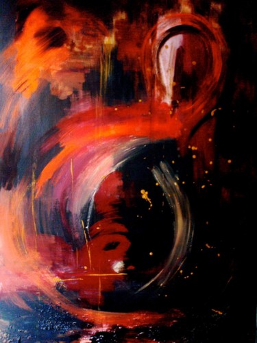 Peinture intitulée "Infinity" par Chris Le Guen Drianne, Œuvre d'art originale, Huile Monté sur Châssis en bois