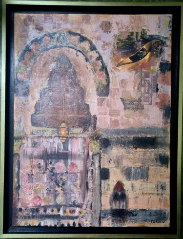 Malerei mit dem Titel "Mon rêve d'Orient" von Chris Loriot, Original-Kunstwerk, Öl