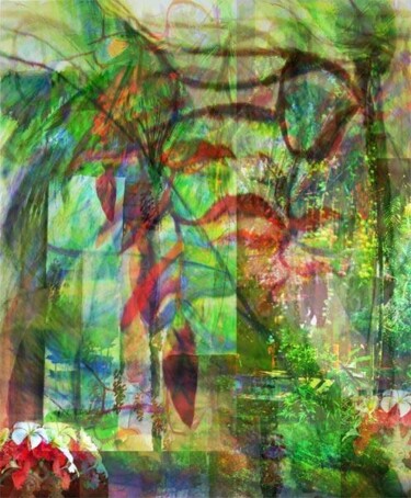 Digitale Kunst mit dem Titel "Memories of Pondok" von Chris Marshall, Original-Kunstwerk