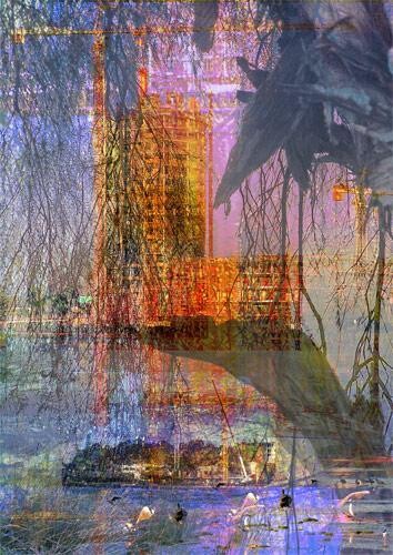 Digital Arts titled "Raffles Constructio…" by Chris Marshall, Original Artwork