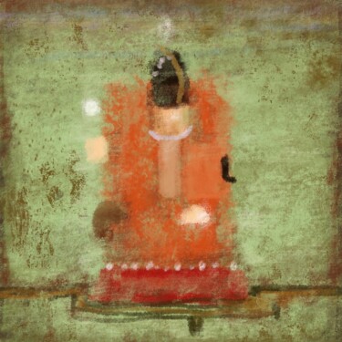 Meditation Corner Digital Arts titled "Meditation Corner" by Chris May, Original Art, Digital Painting