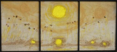 Peinture intitulée "Amarillo" par Chris Talbot, Œuvre d'art originale