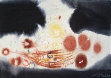 Peinture intitulée "Big-Bang 9" par Chris Talbot, Œuvre d'art originale