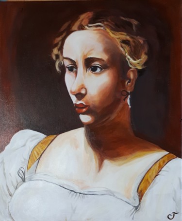 Ζωγραφική με τίτλο "La belle Judith" από Chris Texier, Αυθεντικά έργα τέχνης, Λάδι