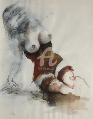 Peinture intitulée "Sans titre 2" par Chrislen, Œuvre d'art originale, Acrylique