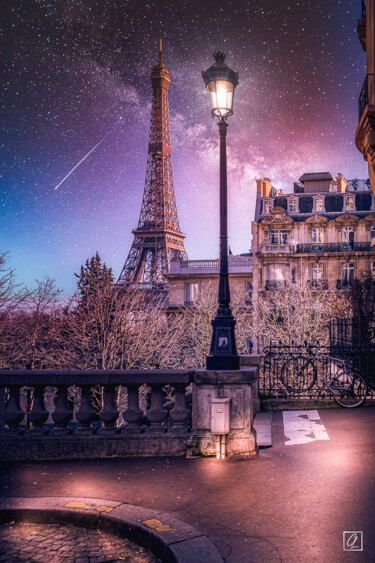 REVERIE PARISIENNE Photographie intitulée "REVERIE PARISIENNE" par Chris Lenoire, Œuvre d'art originale, Photographie manipulée