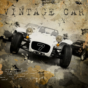 Photographie intitulée "Vintage car 2" par Chris Lenoire, Œuvre d'art originale, Photographie numérique