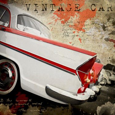 Photographie intitulée "Vintage car 5" par Chris Lenoire, Œuvre d'art originale, Photographie numérique