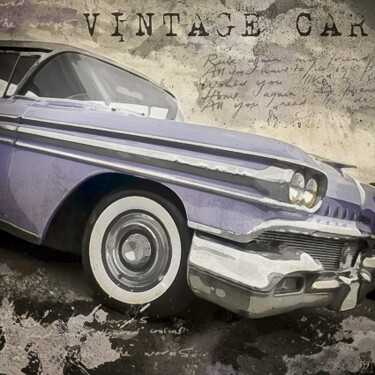Vintage car 7 Photographie intitulée "Vintage car 7" par Chris Lenoire, Œuvre d'art originale, Photographie numérique