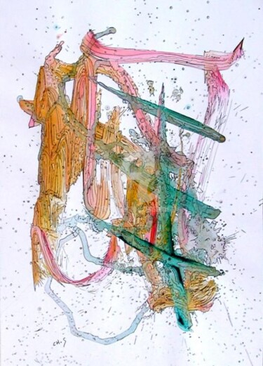 Painting titled "Intemporel Image In…" by Chris.Sopena, Original Artwork