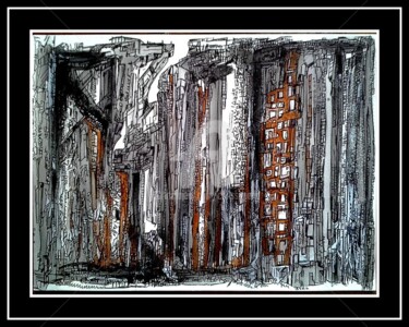 Painting titled "Archi Texture" by Chris.Sopena, Original Artwork