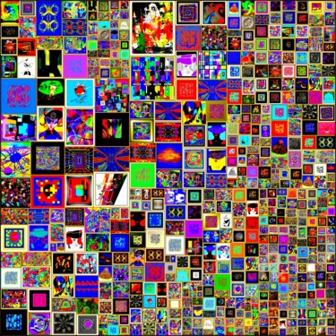 Digitale Kunst mit dem Titel "VARIATION "130"" von Christa Kloß, Original-Kunstwerk, Digitale Collage