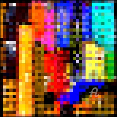 Digitale Kunst mit dem Titel "VARIATION "164"" von Christa Kloß, Original-Kunstwerk, Digitale Malerei