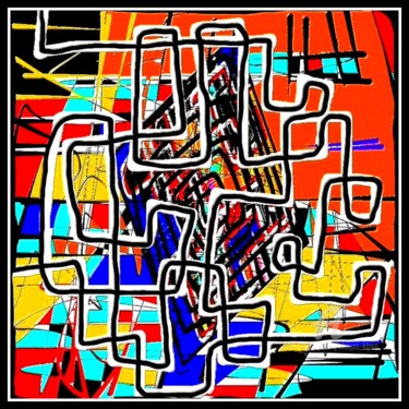 Digitale Kunst mit dem Titel "VARIATION "225"" von Christa Kloß, Original-Kunstwerk, 2D digitale Arbeit