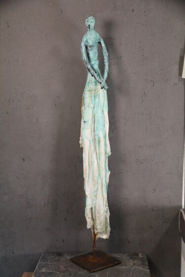 Escultura titulada "Skulptur" por Christa Riemann, Obra de arte original, Madera