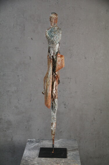 Escultura titulada "Skulptur 218" por Christa Riemann, Obra de arte original, Madera