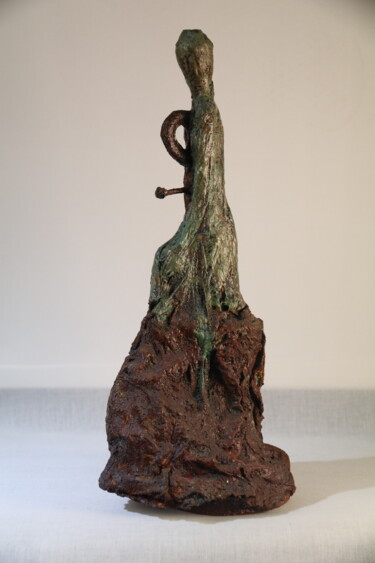 雕塑 标题为“Skulptur 1080” 由Christa Riemann, 原创艺术品, 木