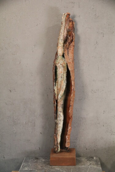 雕塑 标题为“Skulptur 500” 由Christa Riemann, 原创艺术品, 木