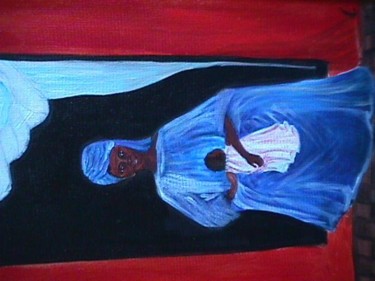Pintura titulada "mama" por Christa Daulon-Dubourdieu, Obra de arte original