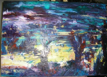 Painting titled "CLAIR-OBSCUR" by Christberg, Original Artwork, Oil