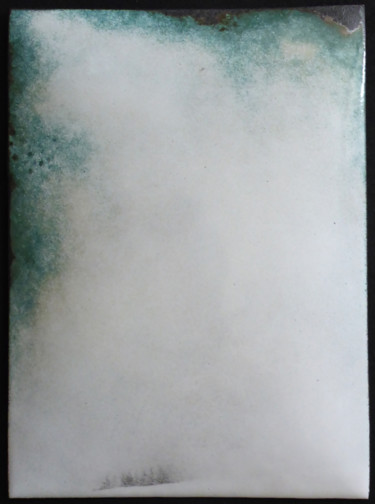 Peinture intitulée "WINTER #13" par Christelle Derenne, Œuvre d'art originale, Émail Monté sur Panneau de bois