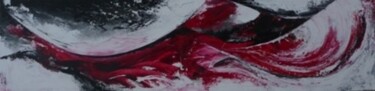 Peinture intitulée "Rouge 1" par Christelle Julia, Œuvre d'art originale, Huile