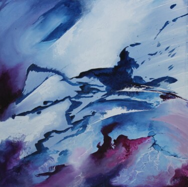 Peinture intitulée ""A ciel ouvert"" par Christelle Julia, Œuvre d'art originale