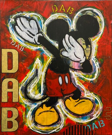 Painting titled "Hip-hop" by Christelle Riffet (Céhère), Original Artwork, Acrylic Mounted on Wood Stretcher frame