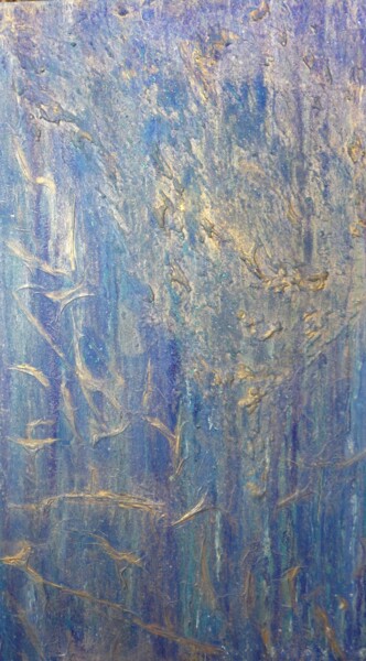 Malerei mit dem Titel "Eboulement" von Christelle Robert, Original-Kunstwerk, Öl