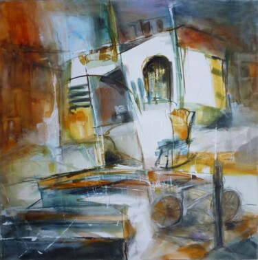 Peinture intitulée "Havre de paix" par Christelle Veron Cherbonnier, Œuvre d'art originale, Aquarelle