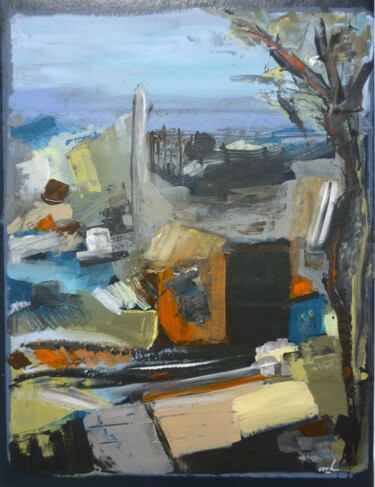 Peinture intitulée "Noirmoutier 1" par Christelle Veron Cherbonnier, Œuvre d'art originale, Acrylique