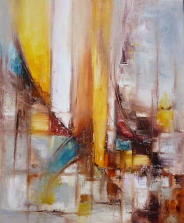 Painting titled "La verrière" by Christelle Veron Cherbonnier, Original Artwork