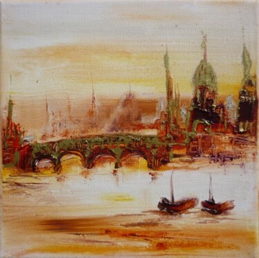 Painting titled "Florence" by Christelle Veron Cherbonnier, Original Artwork