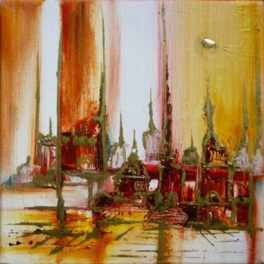 Painting titled "Prague" by Christelle Veron Cherbonnier, Original Artwork