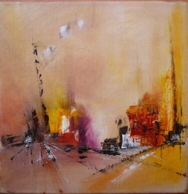 Painting titled "On the road again I…" by Christelle Veron Cherbonnier, Original Artwork