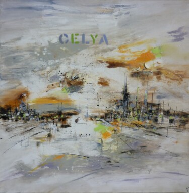 Painting titled "Célya" by Christelle Veron Cherbonnier, Original Artwork