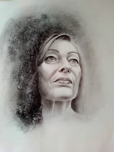 Drawing titled "05.02" by Christelle Fontenoy, Original Artwork, Charcoal
