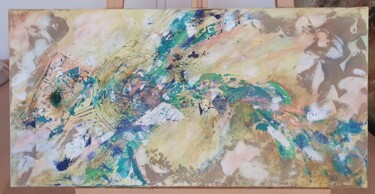 Painting titled "Nouvelle onde" by Christelle Benaglia, Original Artwork, Acrylic