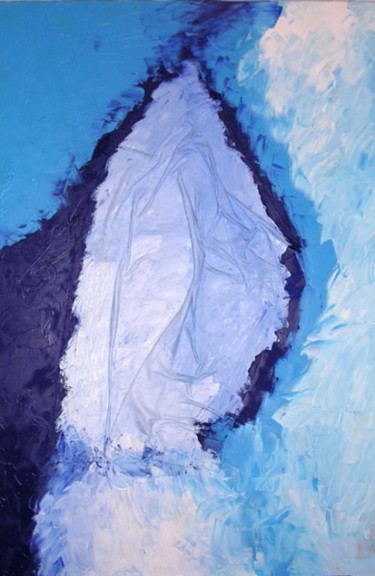 Peinture intitulée "La Tourmente" par Christelle Benaglia, Œuvre d'art originale, Huile